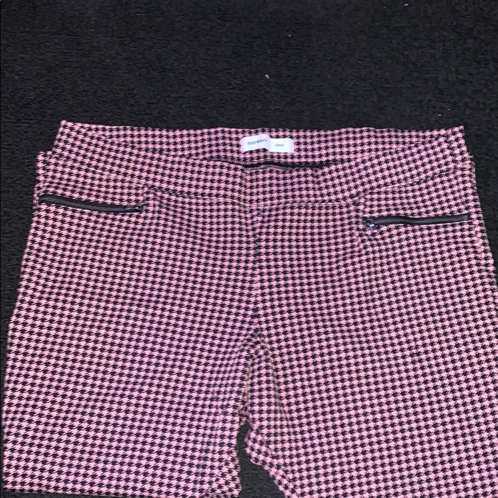 Long Pink and Black Checkered Stevie Pants
